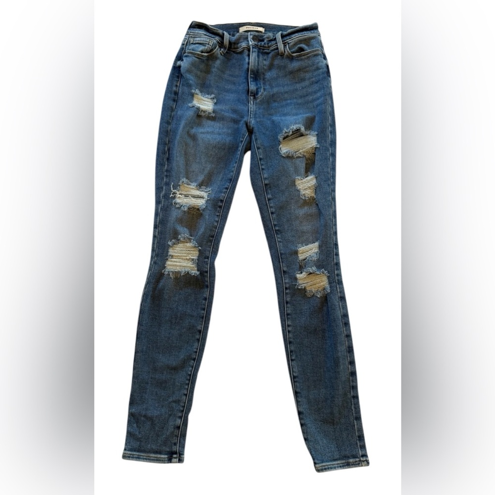 PacSun Women’s Ripped Blue Hi Rise Jegging Skinny Jeans Size 25 NWT